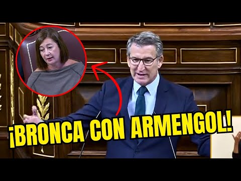 Tremenda bronca entre Feijóo y Armengol por los pactos de Sánchez con Bildu: “¡Tengo derecho!”