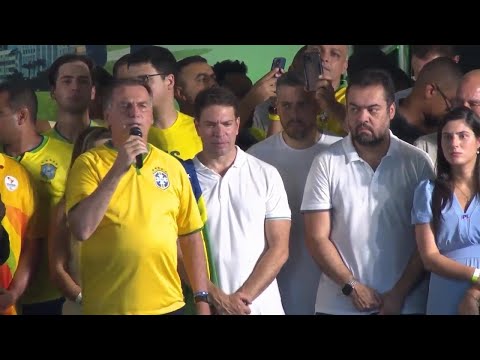 Brazil's ex-president Bolsonaro appears in public after new accusations revealed on alleged coup plo