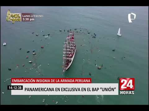 Panamericana TV recorrió en exclusiva las instalaciones del BAP Unión (1/2)