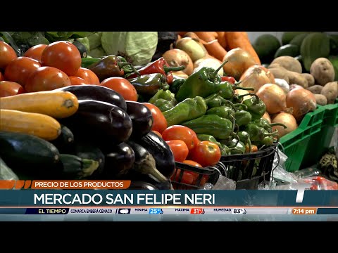 Verduras y frutas de la temporada a buen precio en el Mercado San Felipe Neri