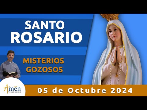 Santo Rosario Hoy Sábado 05 Octubre 2024 l #PadreCarlosYepes l Misterios Gozosos