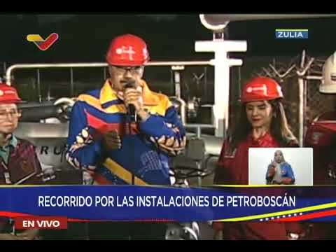 Maduro recorre instalaciones de Petroboscán, 27 de junio de 2024