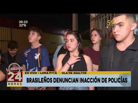 Brasileños exigen seguridad tras ola de asaltos