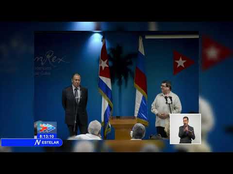 Intercambia cancilleres de Cuba y Rusia sobre temas de la agenda internacional