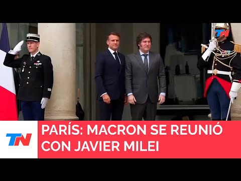 Macron le agradeció a Milei por intervenir tras “el desafortunado tuit” de Villarruel