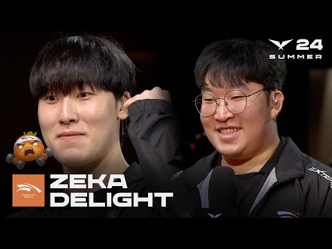 Zeka, Delight 인터뷰 | HLE vs. FOX | 08.15 | 2024 LCK 서머 스플릿