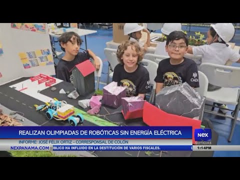 Realizan olimpiadas de robo?tica sin energi?a ele?ctrica en Colo?n