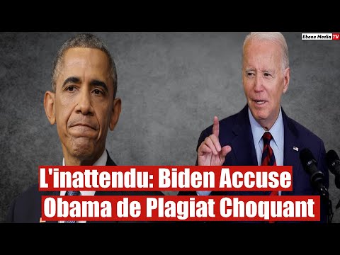L'inattendu: Biden Accuse Obama de Plagiat Choquant