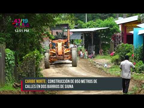Inicia construcción de calle adoquinada en Siuna - Nicaragua