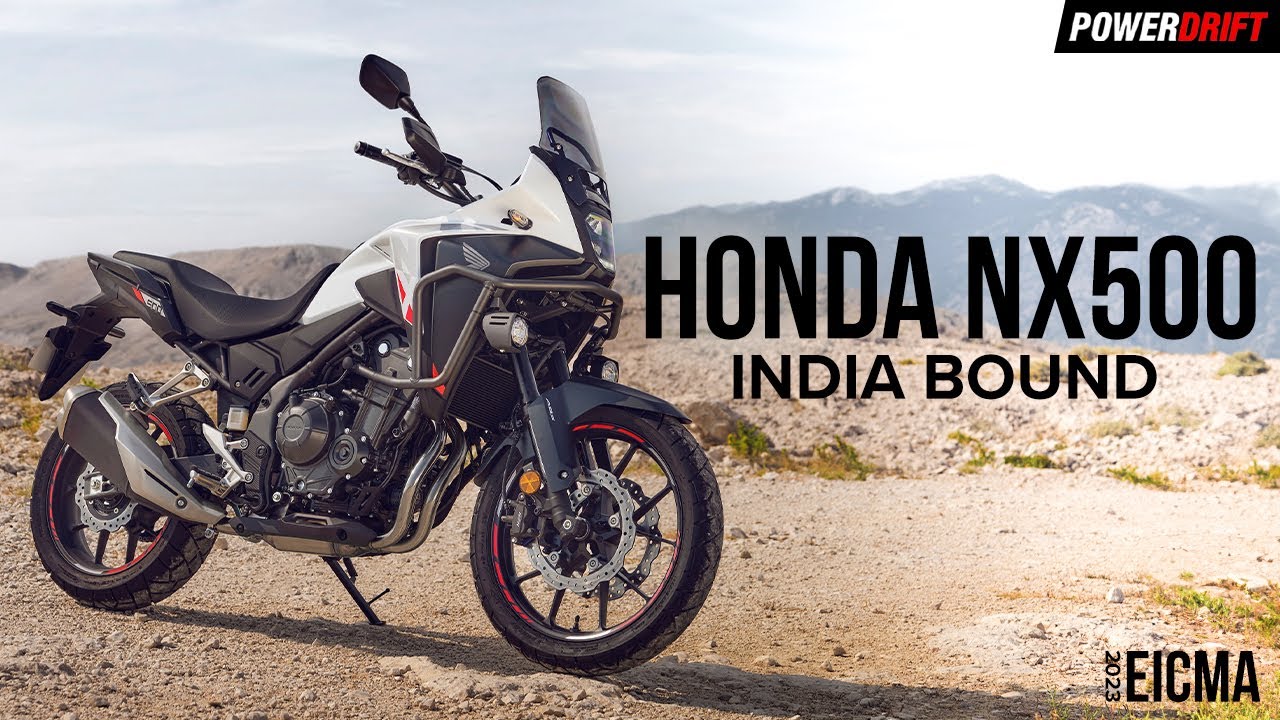 Honda NX500 — the new CB500X! | First Look | EICMA 2023 on PowerDrift