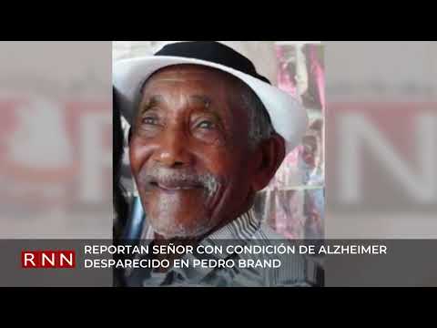 Reportan señor con Alzhéimer está desparecido en Pedro Brand