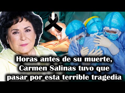 ?Video revelado que captura un momento desgarrador sobre Carmen Salinas Mucho dolor y lágrimas