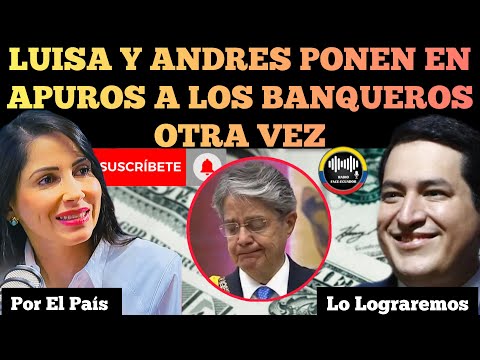 LUISA GONZÁLEZ Y ANDRES ARAUZ PONEN EN SERIOS AP.UROS A LOS BANQUEROS OTRA VEZ NOTICIAS RFE TV