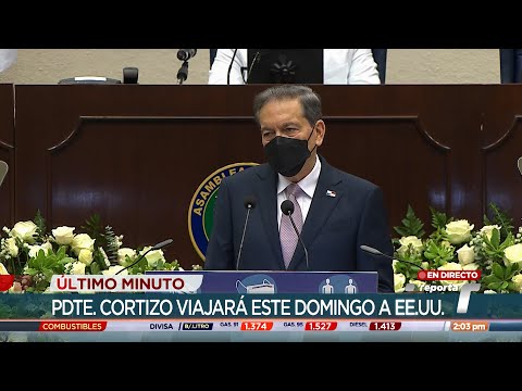 Presidente Cortizo rinde informe a la nación y anuncia eliminación del uso obligatorio de mascarilla