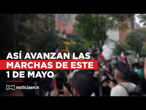 Siga el minuto a minuto de las marchas del 1 de mayo en Colombia
