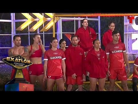 El equipo rojo reacciona en la segunda batalla de la noche | Exatlón EE.UU All-Stars 2024