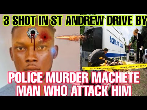 cop kill machete man who attack him?3 men sh@t in drive bycow thief hospitalized