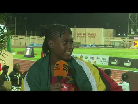 CARIFTA Games 2024 Grenada | Girls 100 Meter Dash Under 17 Interview