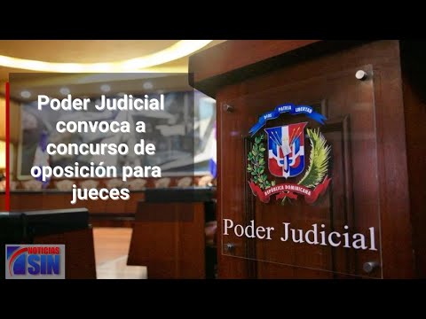 Poder Judicial llama a jueces a participar en concurso de oposición