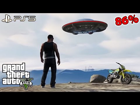 MISI PENCARIAN UFO! MENUJU 100% GTA V EXPANDED & ENHANCED EDITION PS5 #4 #nemeninbegadang