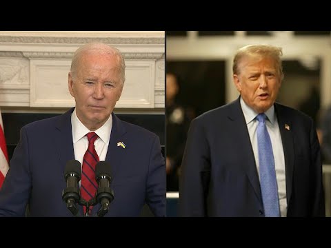 Biden dice que estaría feliz de debatir con Trump, aunque no hay fecha | AFP