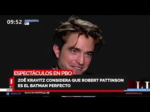 ¡GATÚBELA HABLÓ! Zoë Kravitz considera que Robert Pattinson es el Batman perfecto