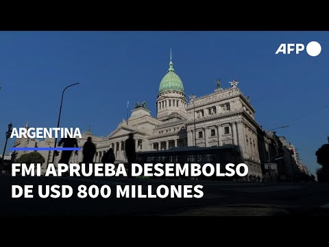 El FMI aprueba el desembolso de unos 800 millones de dólares a Argentina | AFP