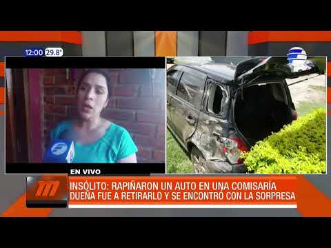 Insólito - Rapiñaron un automóvil en una Comisaría