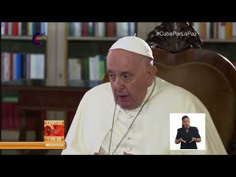 Papa Francisco se refiere a su afecto hacia Cuba y su pueblo