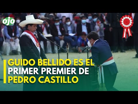 GUIDO BELLIDO juró como el primer PRESIDENTE del CONSEJO DE MINISTROS del gobierno de Pedro Castillo