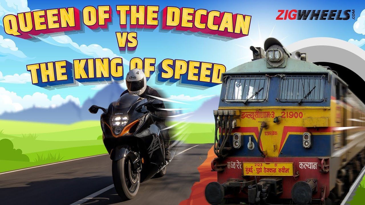 Suzuki Hayabusa vs Deccan Queen | Bike vs Train Epic Race To Mumbai For Pav Bhaji