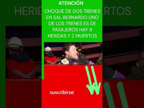 ??ACCIDENTE DE TRENES, ACLARAN LOS HECHOS Y HAY 9 HERIDOS Y 2 MUERTOS ??