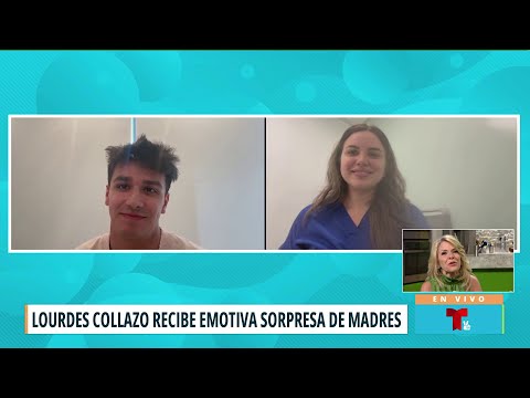 Lourdes Collazo recibe emotivo mensaje de parte de sus hijos