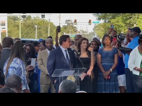 DeSantis booed at vigil for racist killings in Florida