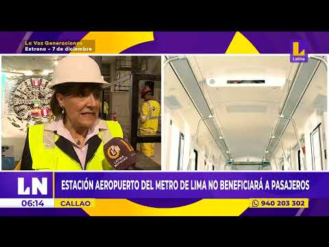 Estación Aeropuerto del Metro de Lima no beneficiará a pasajeros