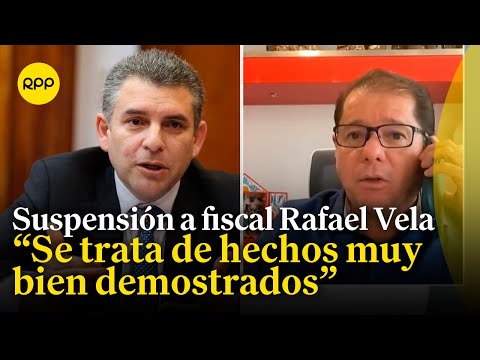 Abogado penalista opina sobre la suspensión dictada contra el fiscal Rafael Vela