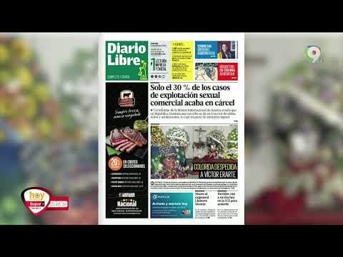 Titulares de prensa Dominicana Jueves 03 de noviembre | Hoy Mismo