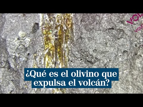 Cristal de olivino: el extraño mineral que expulsa el volcán de La Palma