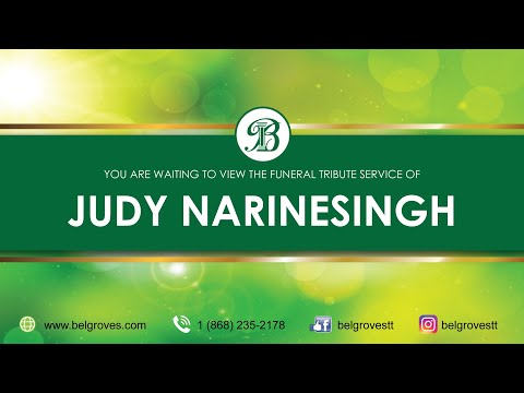 Judy Narinesingh Tribute Service