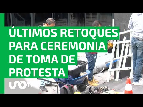 En Cámara de Diputados continúan preparativos para la toma de protesta