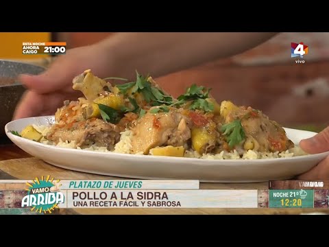 Vamo Arriba - Pollo a la sidra, una receta fácil y sabrosa