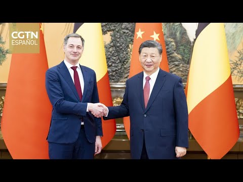Xi Jinping sostiene conversaciones con el primer ministro belga, Alexander De Croo