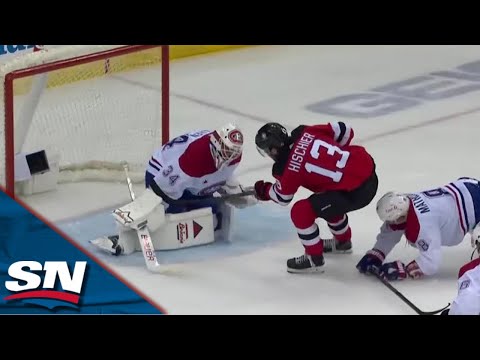 Devils Nico Hischier Squeaks One Past Jake Allen For Much-Needed Power-Play Goal