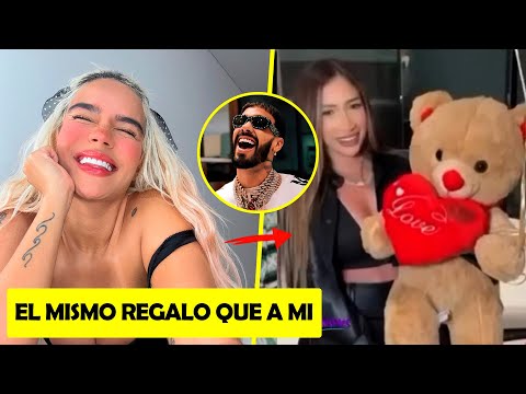 KAROL G REACCIONA al REGALO que ANUEL AA LE HIZO A LAURY SAAVEDRA | AMARGURA | TENDENCIAS 2023