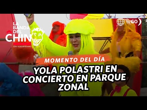 La Banda del Chino: Yola Polastri en emotiva presentación en San Juan de Lurigancho (HOY)