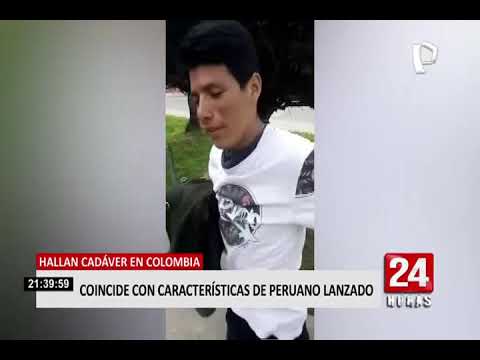 Caracol reporta que fue hallado el cadáver del joven peruano lanzado desde un puente en Colombia