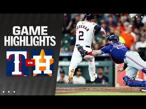 Rangers vs. Astros Game Highlights (7/13/24) | MLB Highlights