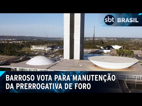 STF forma maioria para manter foro privilegiado após saída do cargo | SBT Brasil (12/04/24)