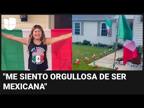 Hispana cuelga bandera de México y una vecina le manda la policía: así fue la reacción de la latina