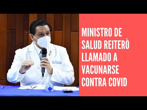 Ministro de Salud reitera llamado a vacunación en contra de COVID 19; confirma aumento casos dengue